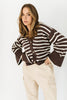 middle of the night striped cardigan