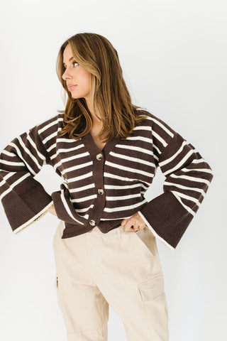 becca striped sweater