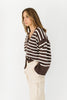 middle of the night striped cardigan