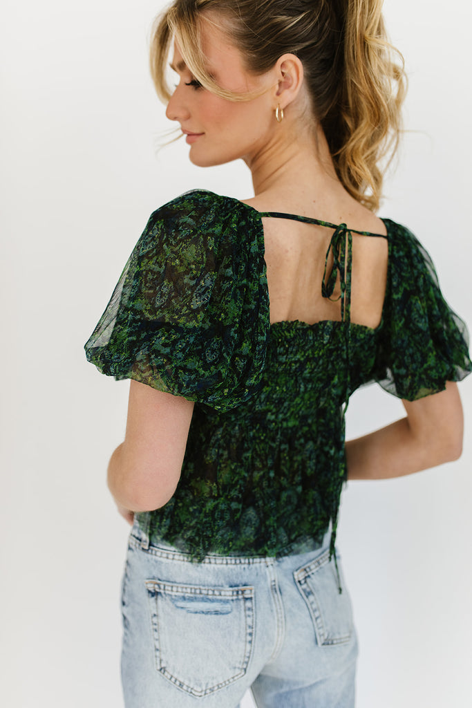 penelope puff sleeve top // free people