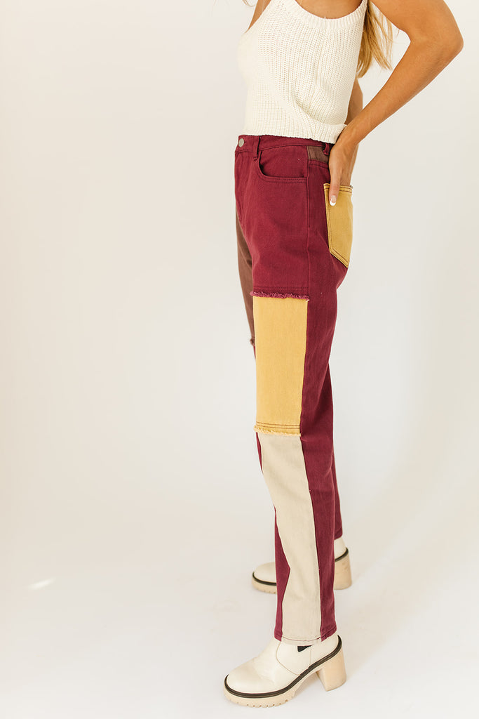 not much patchwork pants
