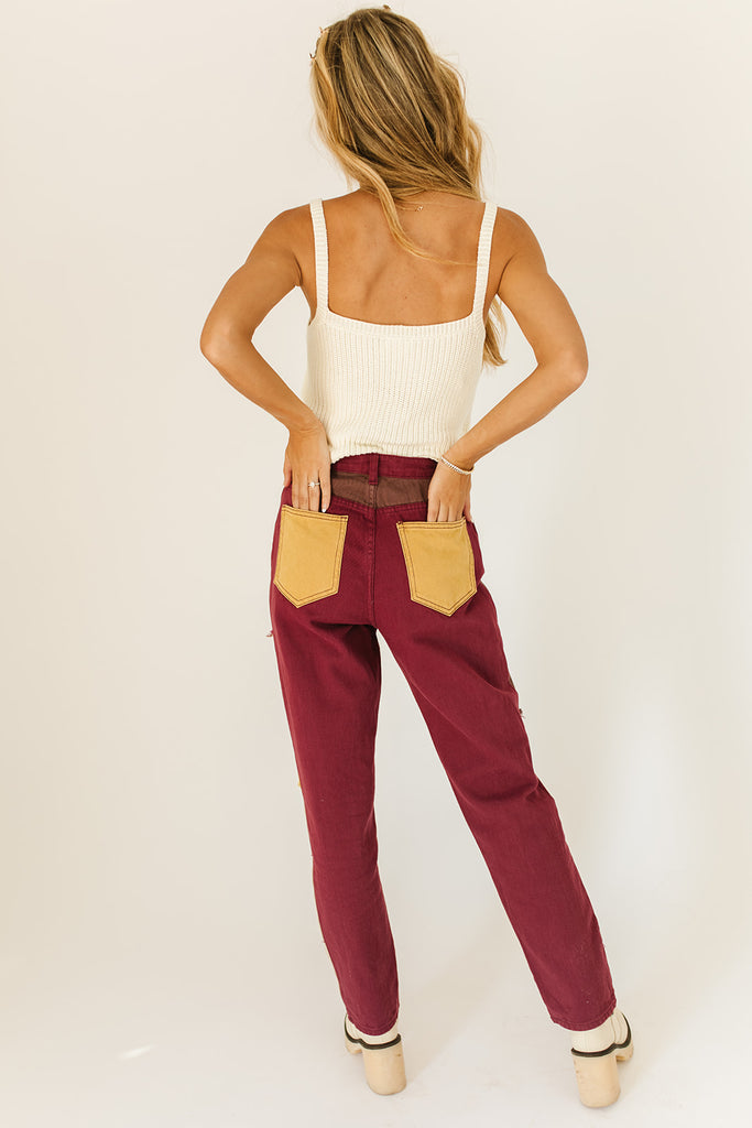 not much patchwork pants