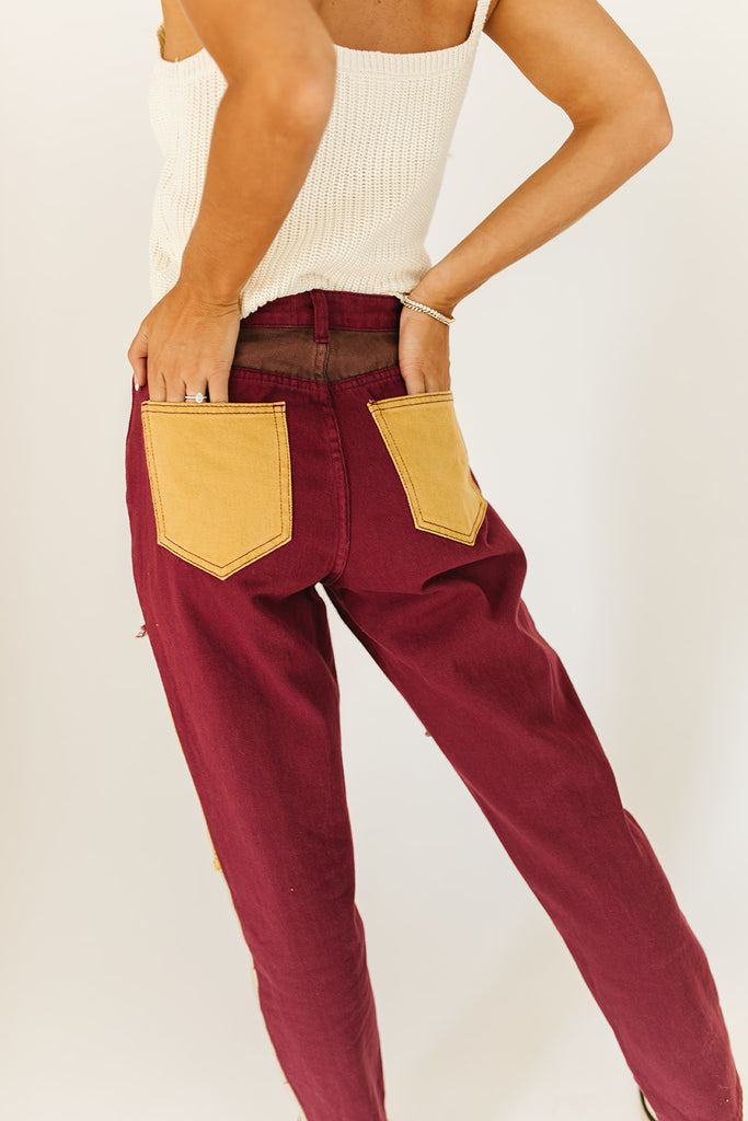 not much patchwork pants