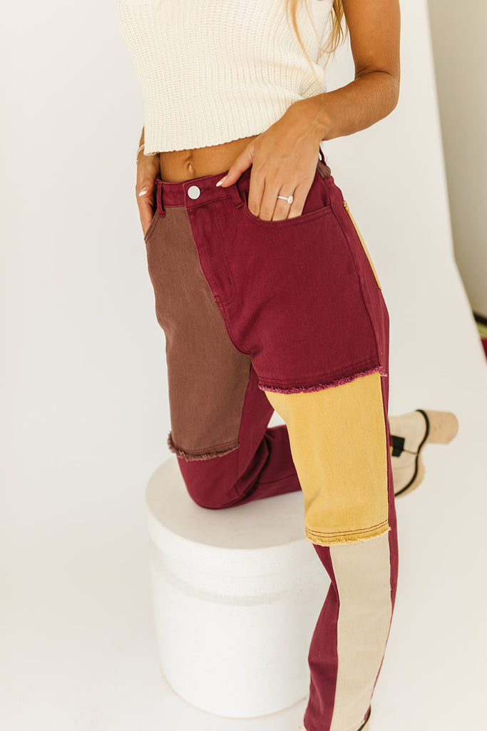 not much patchwork pants