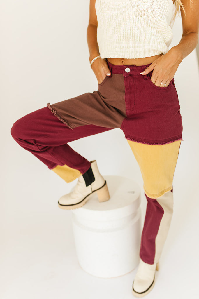 not much patchwork pants