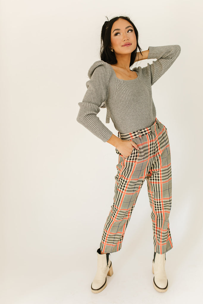 hot shot puff sleeve sweater