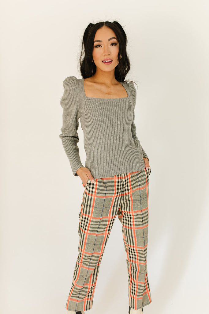 hot shot puff sleeve sweater