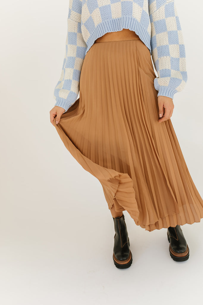 get out pleated skirt