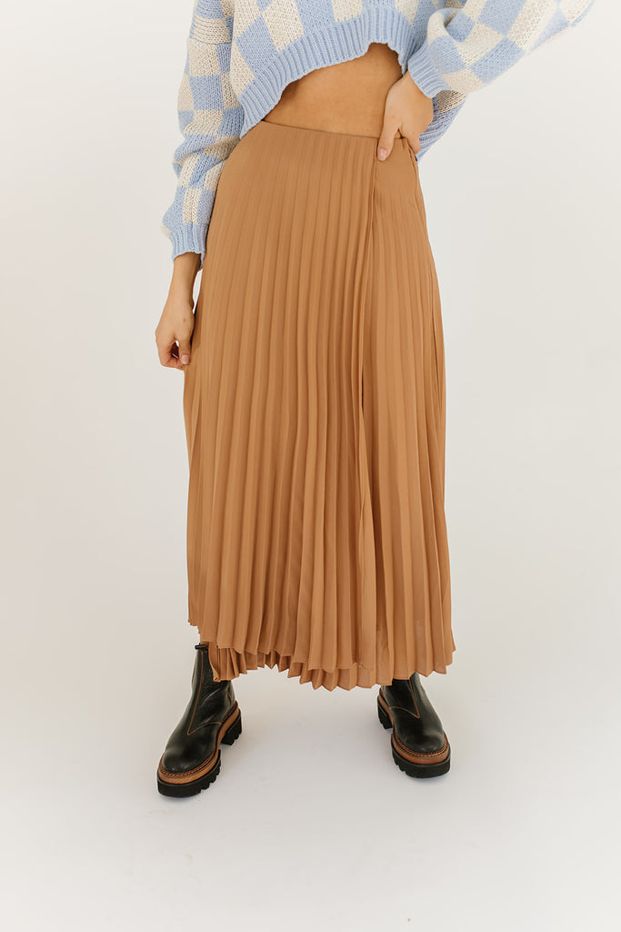 get out pleated skirt