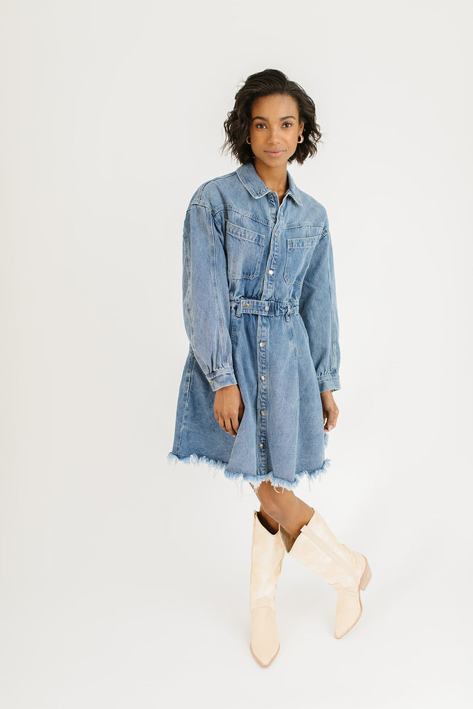 stella denim dress