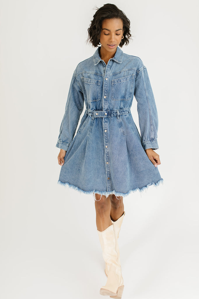 stella denim dress