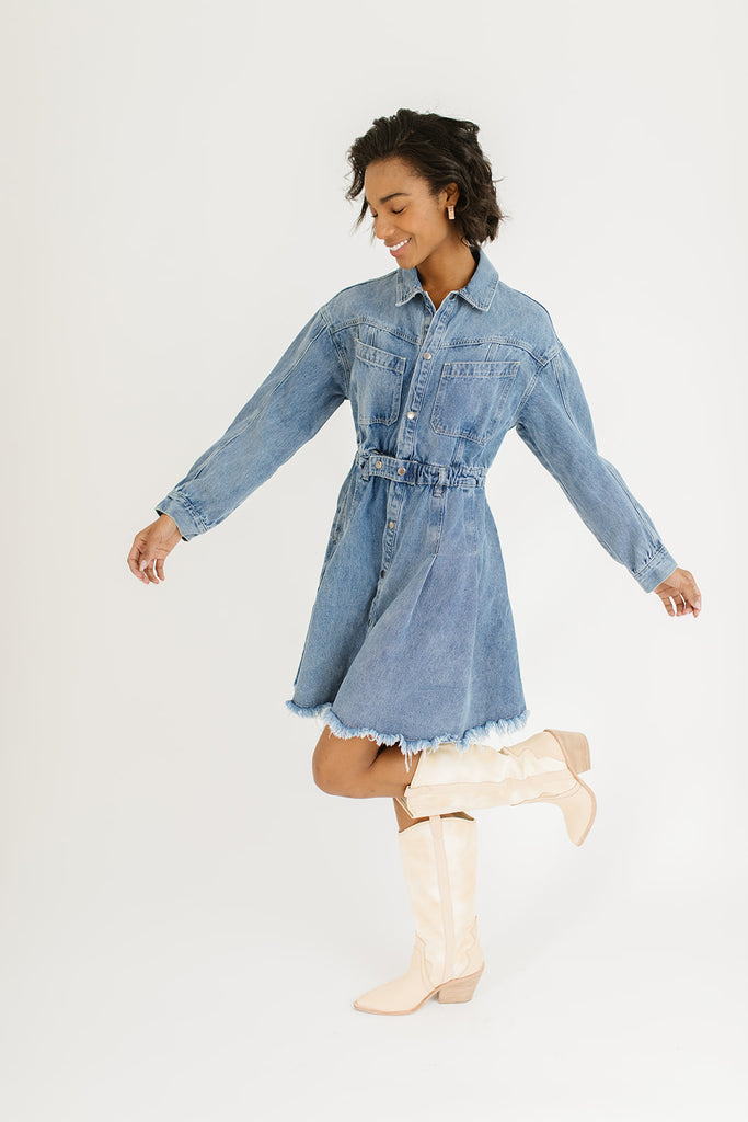 stella denim dress