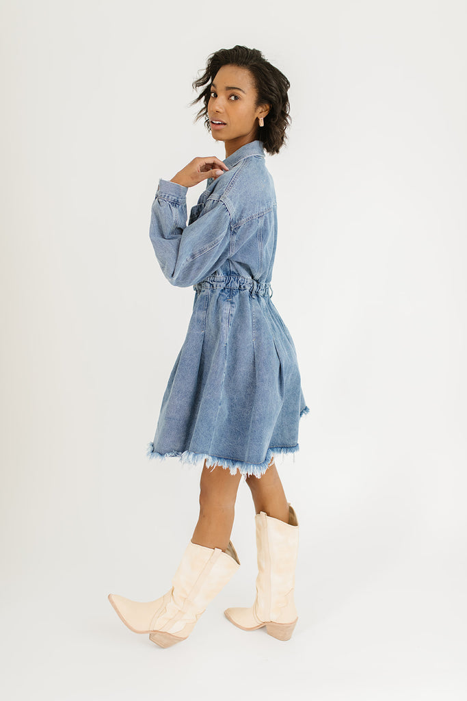 stella denim dress