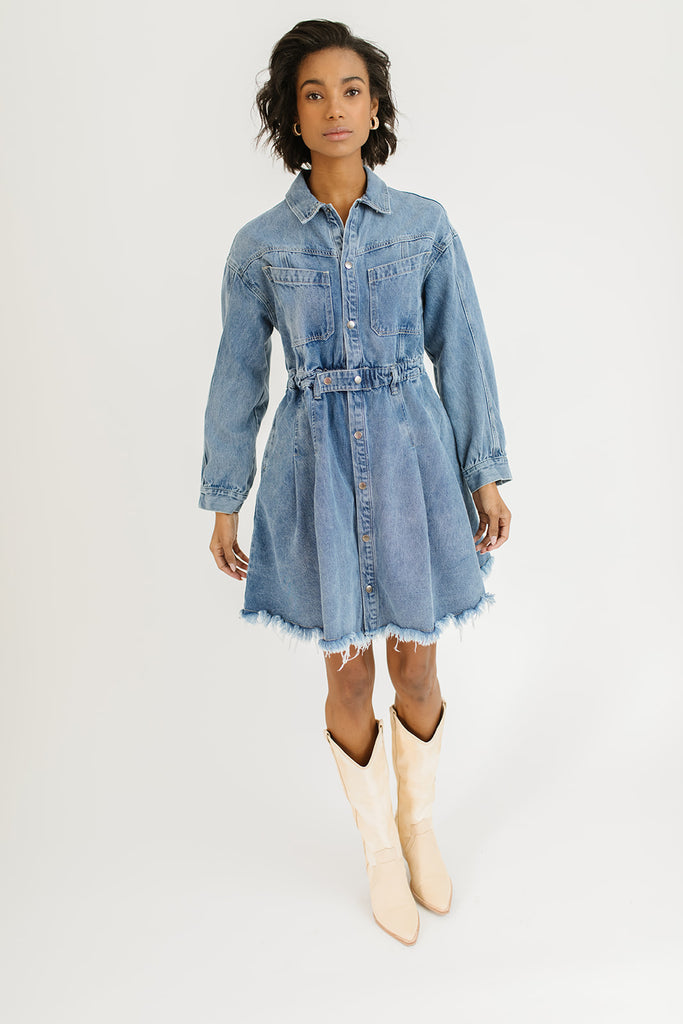 stella denim dress