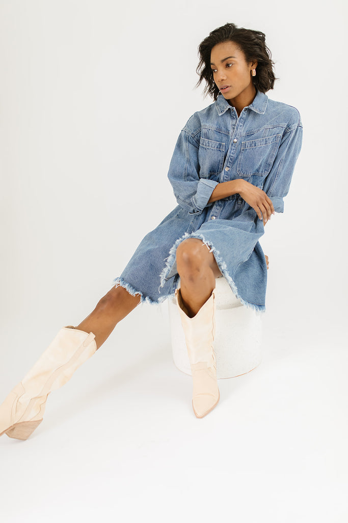 stella denim dress