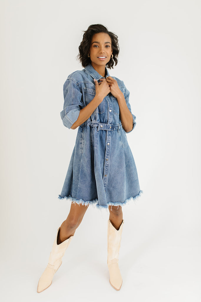 stella denim dress