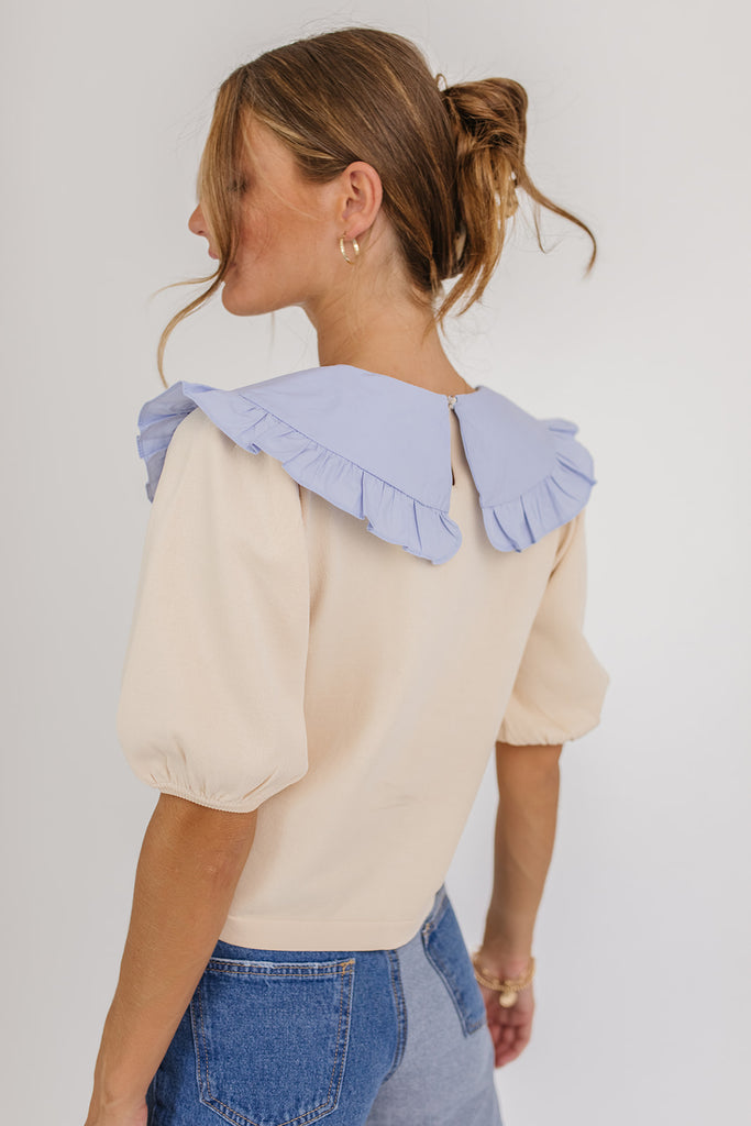 betsy collared top