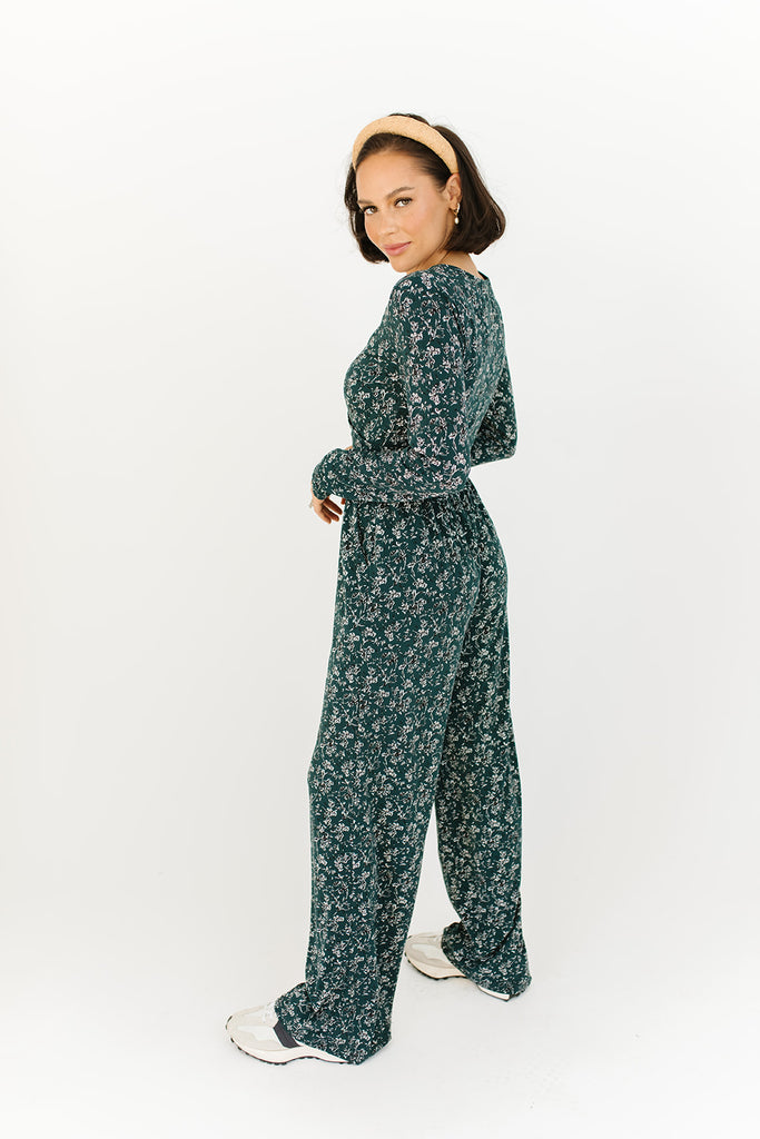 new day floral jumpsuit