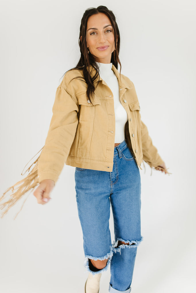 solutions fringe jacket
