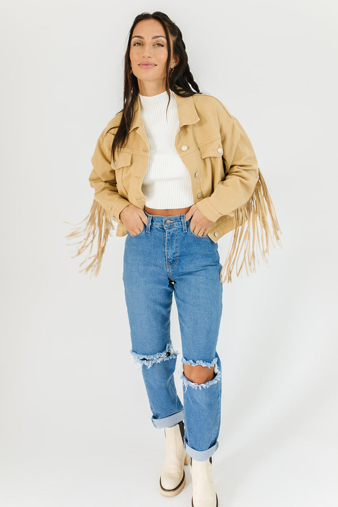 solutions fringe jacket