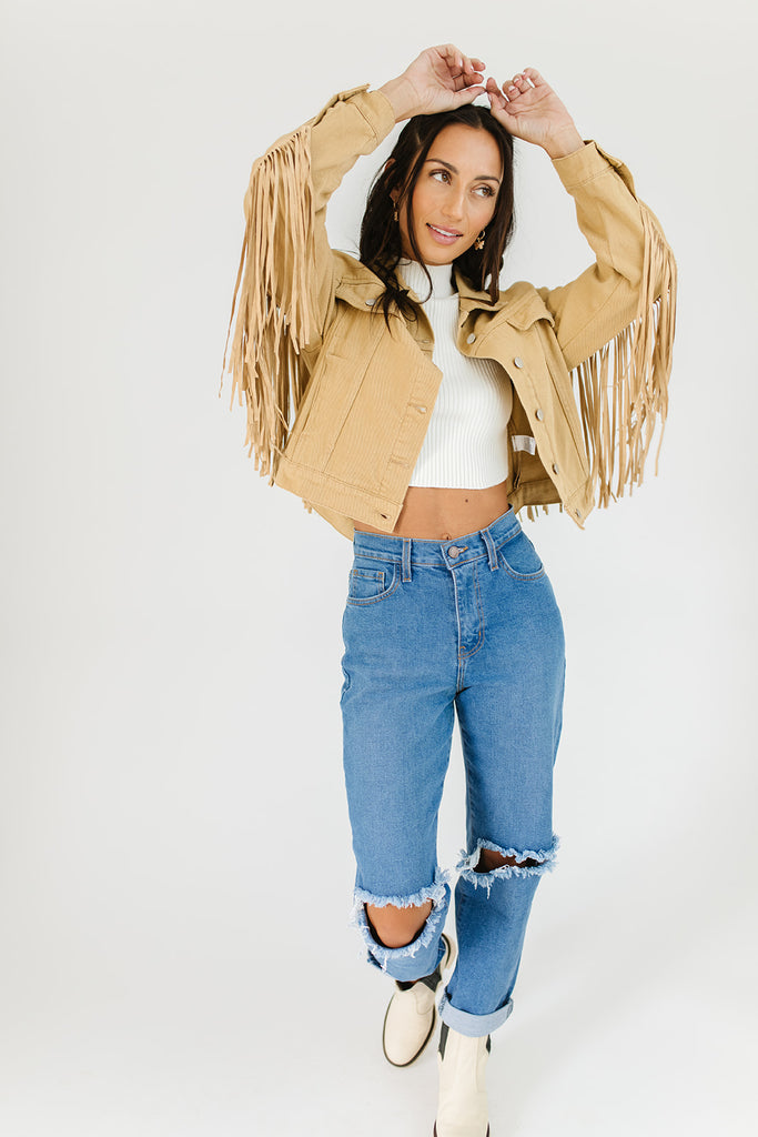solutions fringe jacket