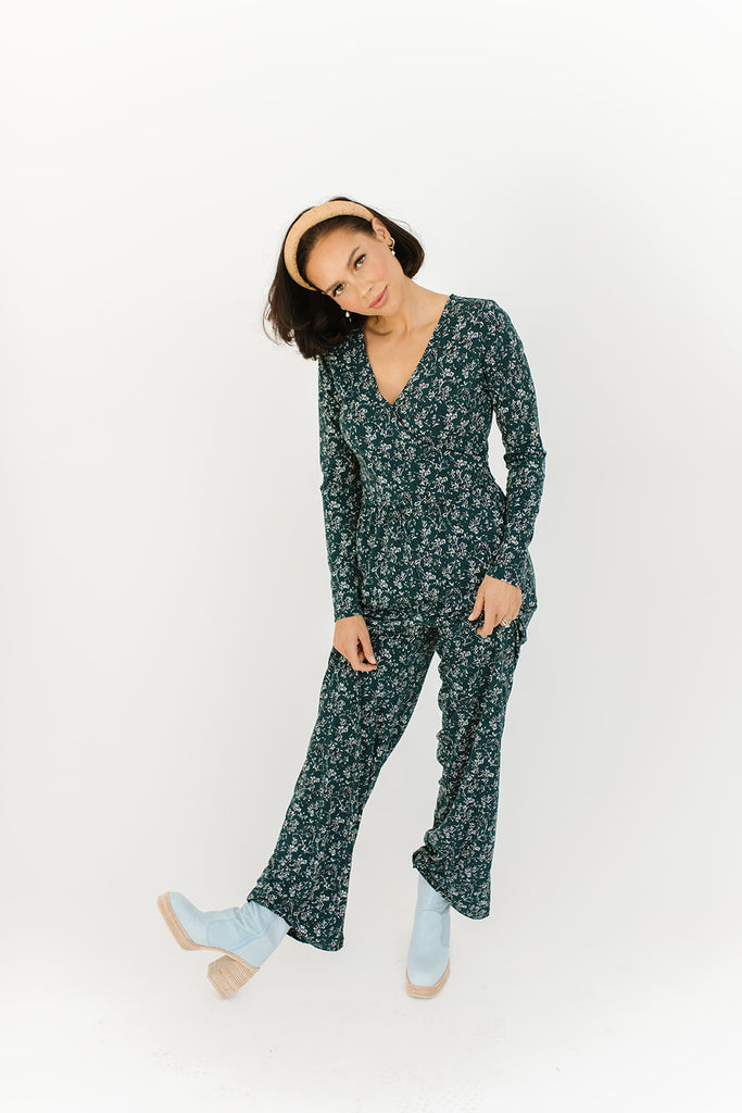 new day floral jumpsuit