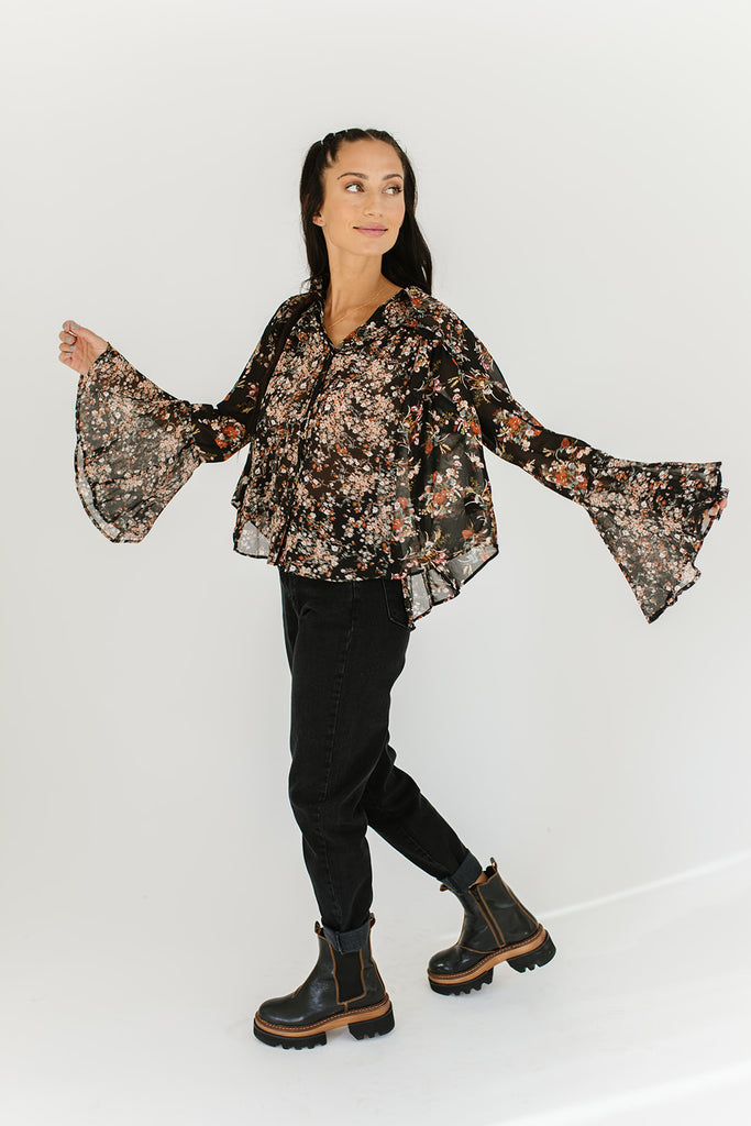 carter blouse // black