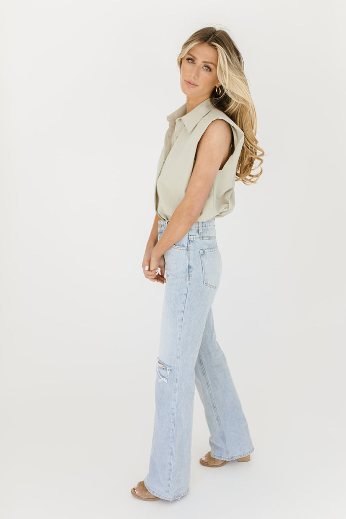 no days off vest // sage
