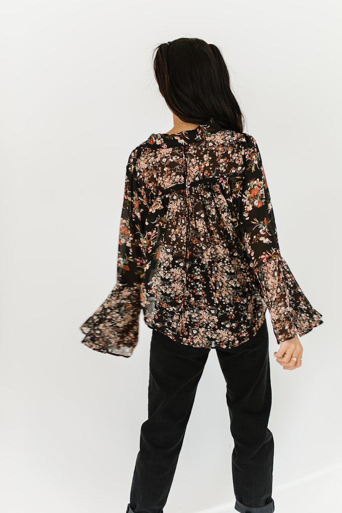 carter blouse // black