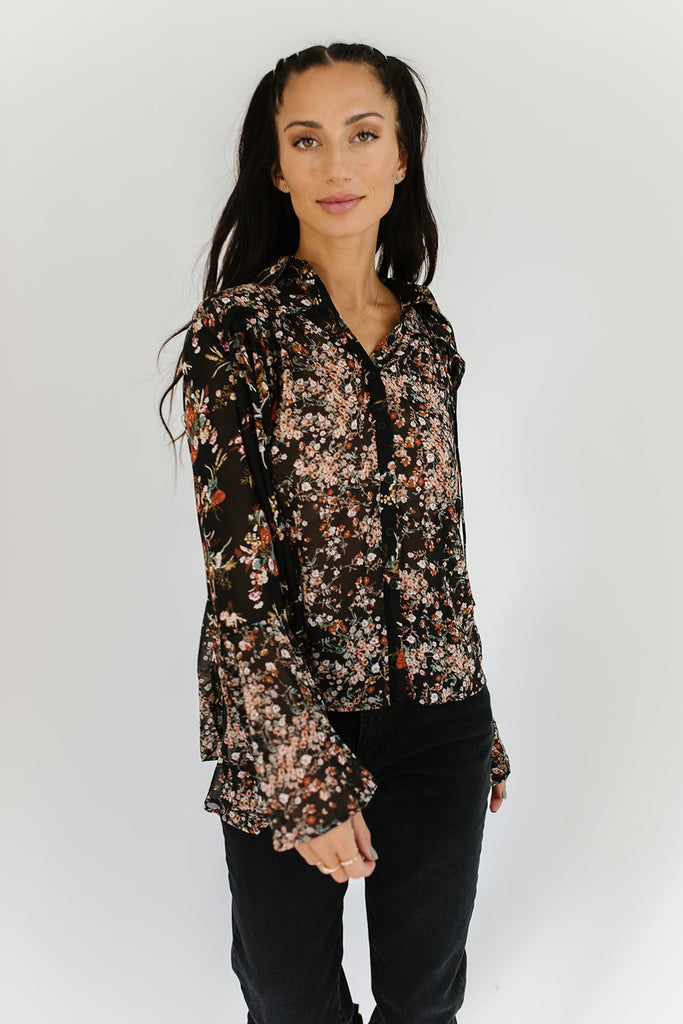 carter blouse // black