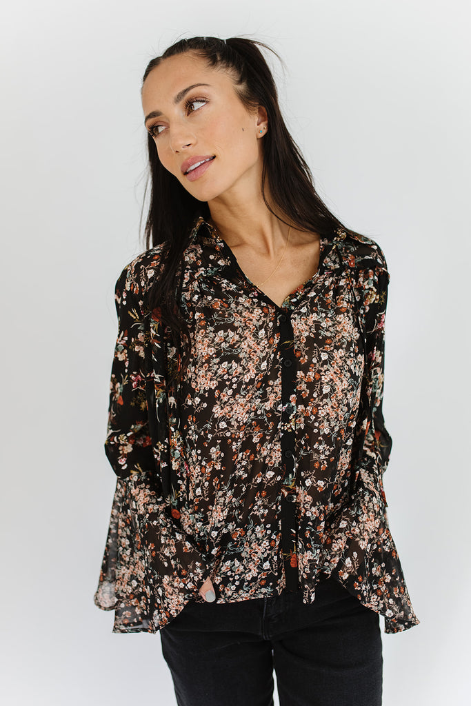 carter blouse // black