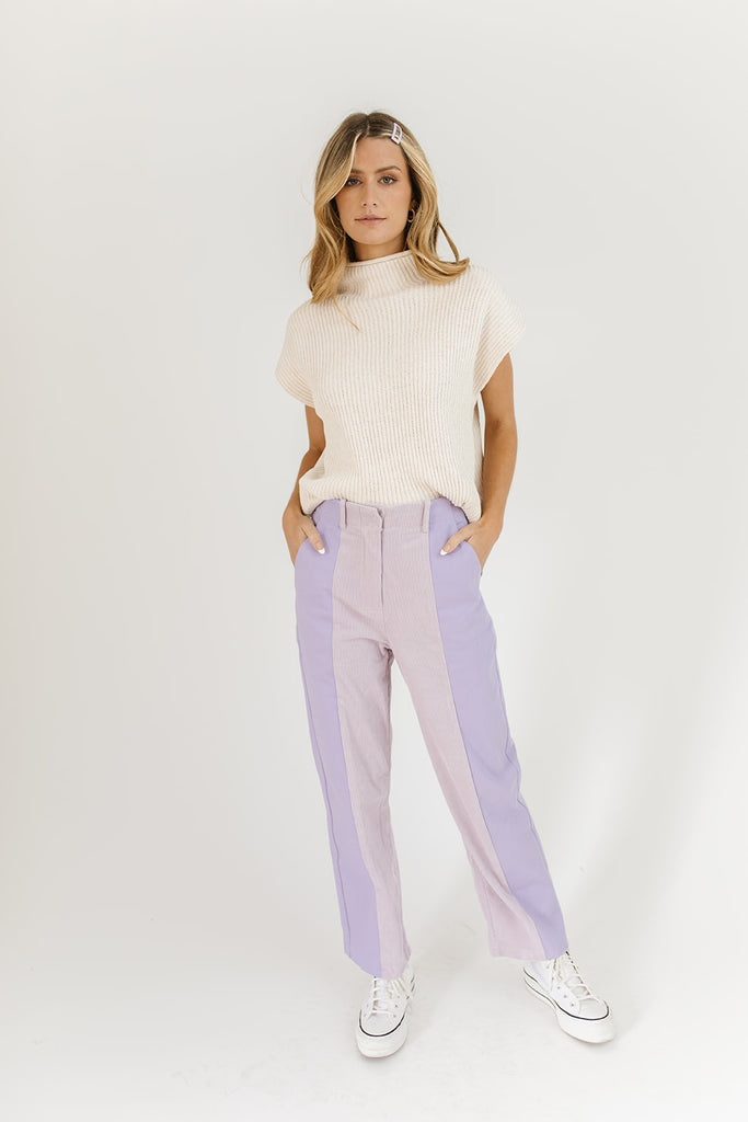 hello there pants // lavender