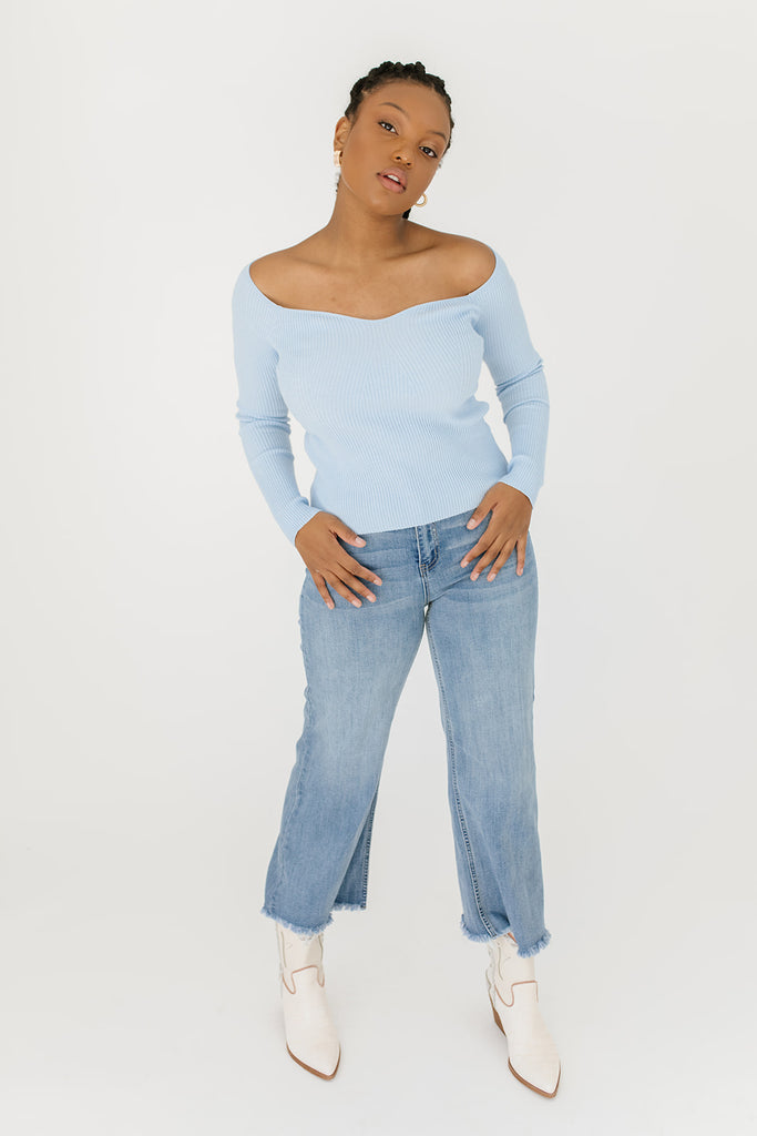 i'm fine knit top