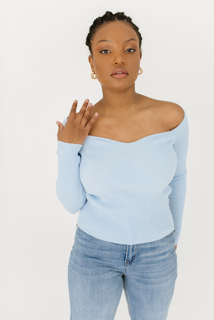 i'm fine knit top