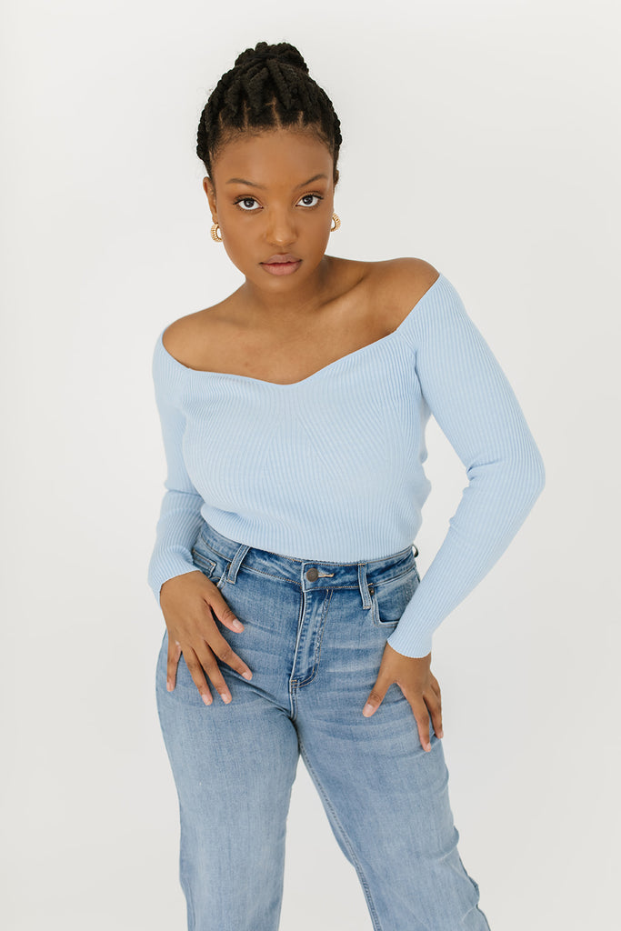i'm fine knit top