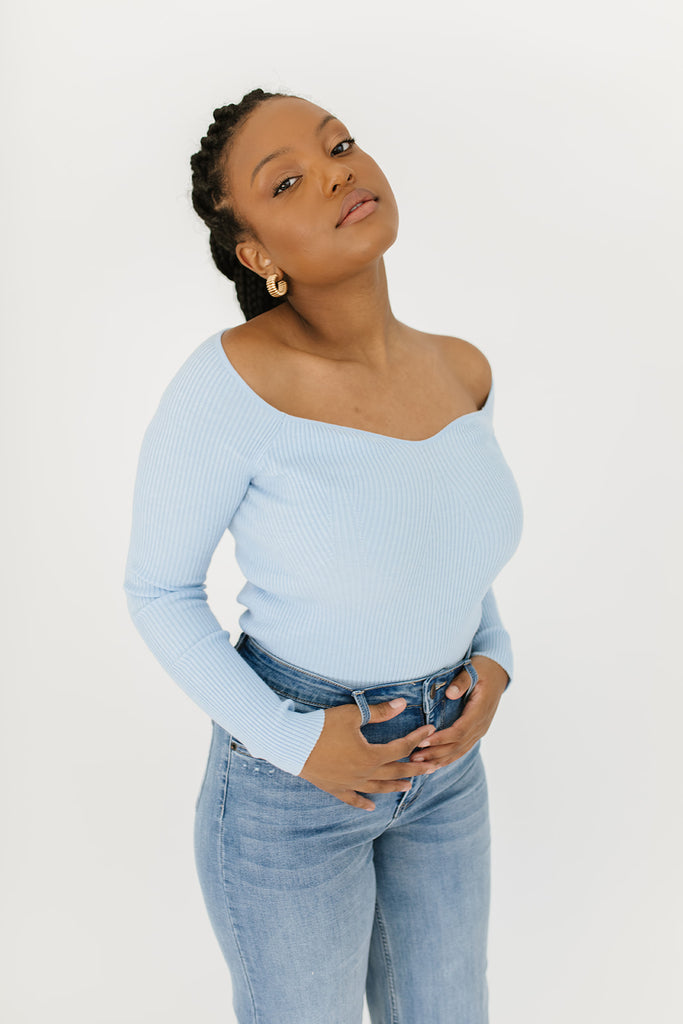 i'm fine knit top