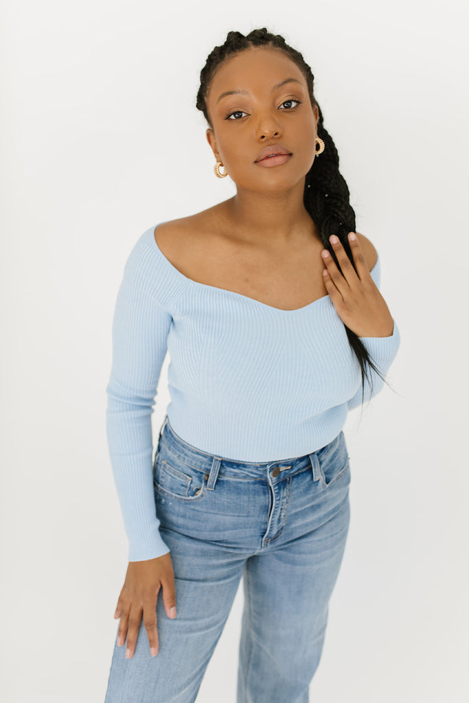 i'm fine knit top