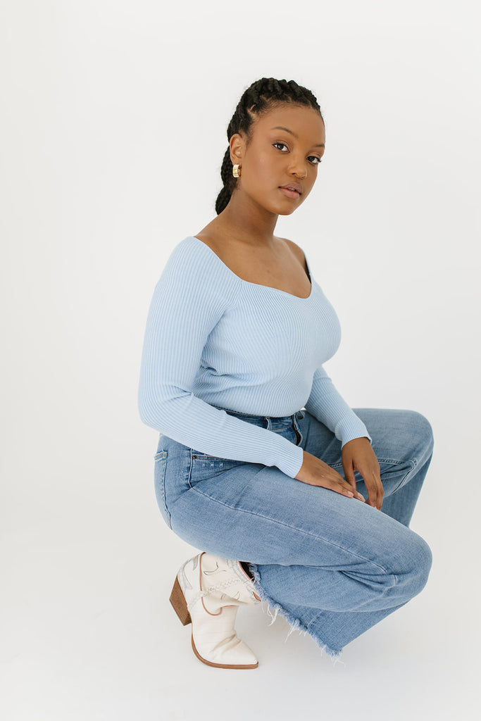 i'm fine knit top