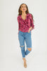 amanda ruffle top // free people