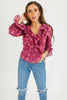amanda ruffle top // free people