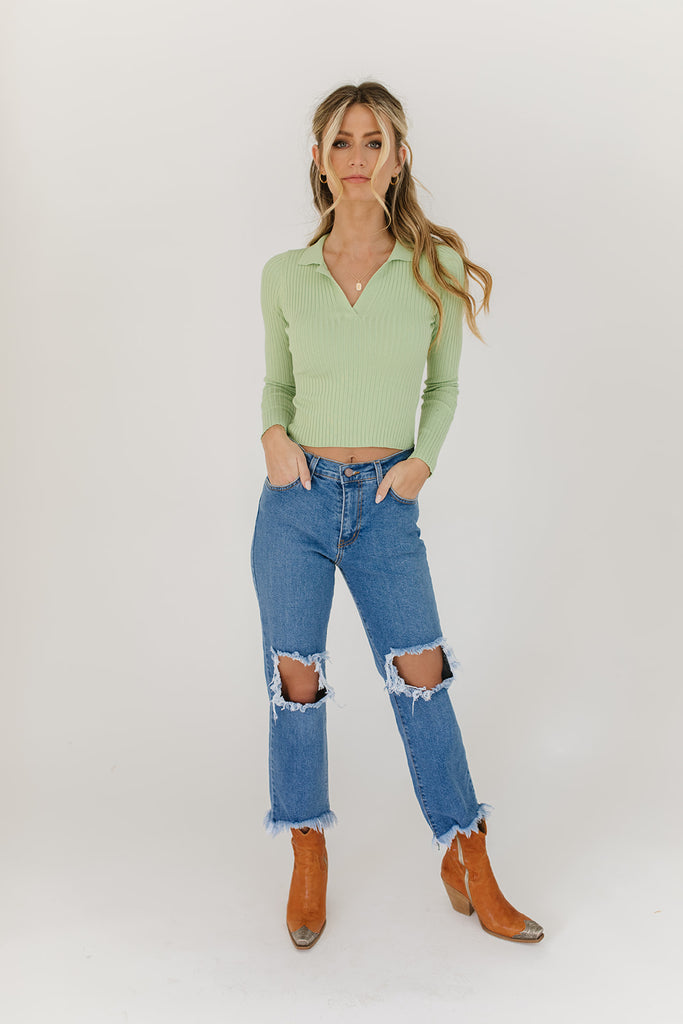 be my baby ribbed top