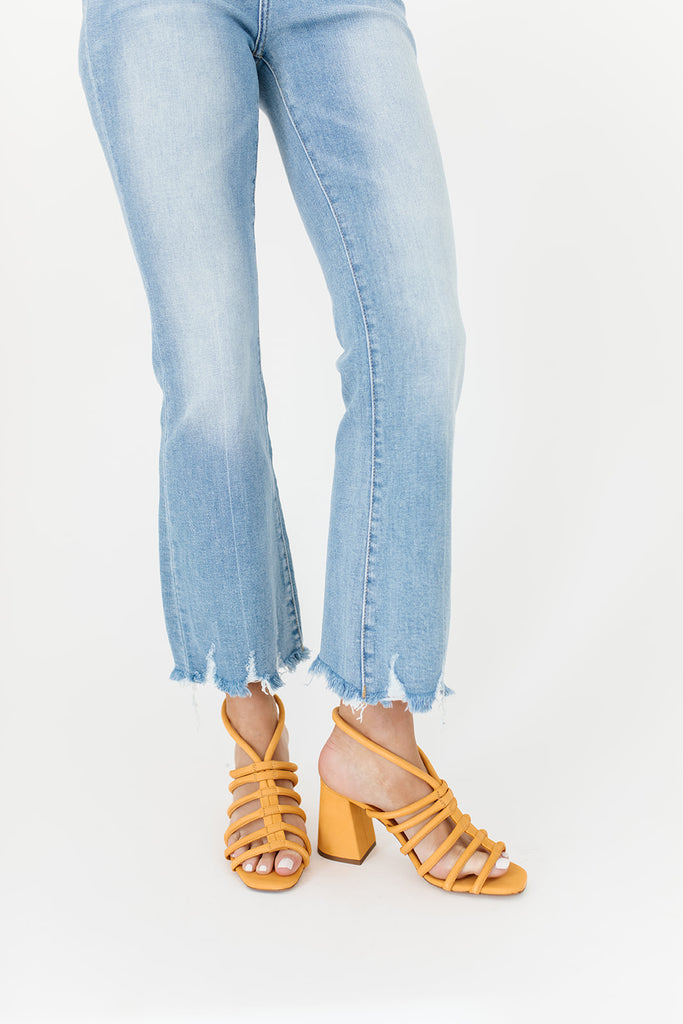 colette cinched heel // free people