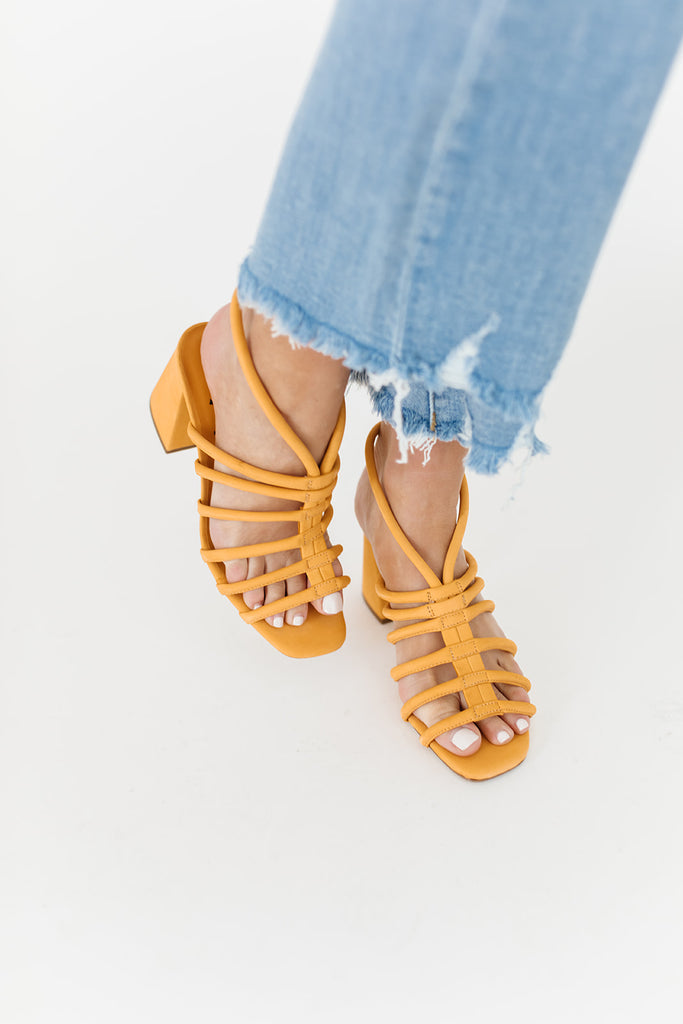 colette cinched heel // free people