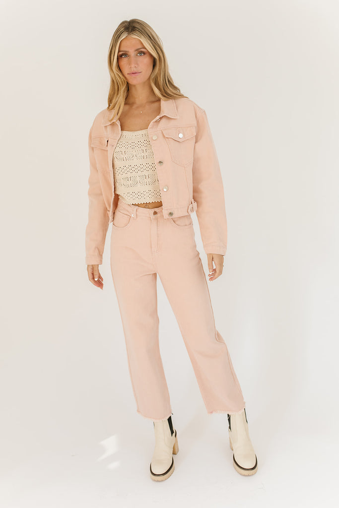 lucy jacket // blush