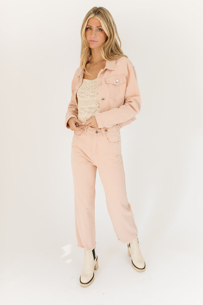 lucy jacket // blush