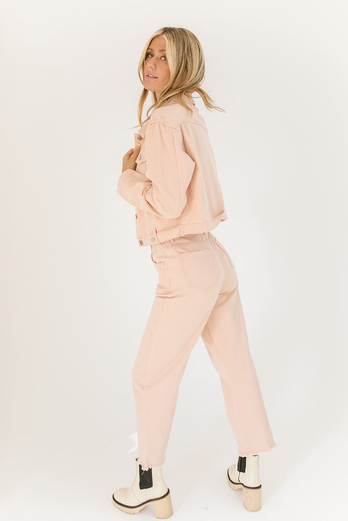 lucy jacket // blush