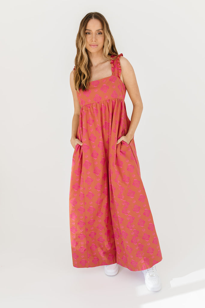 katya printed one piece // free people