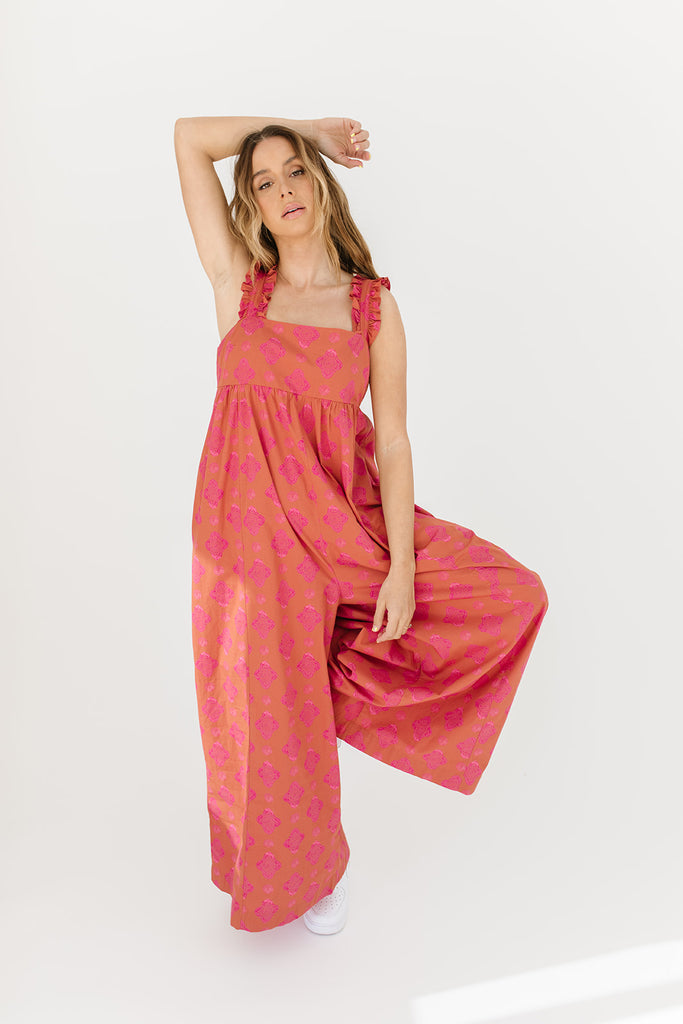 katya printed one piece // free people