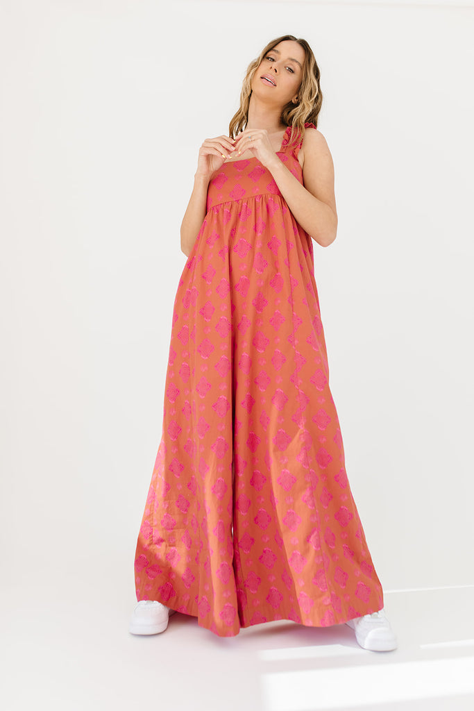 katya printed one piece // free people