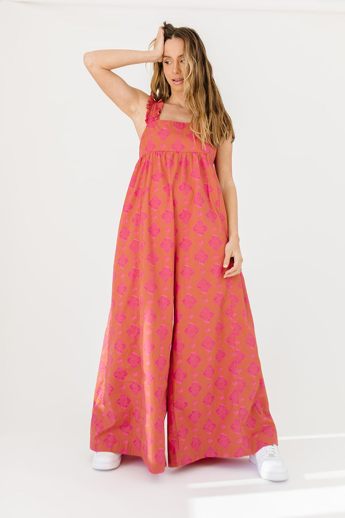 katya printed one piece // free people